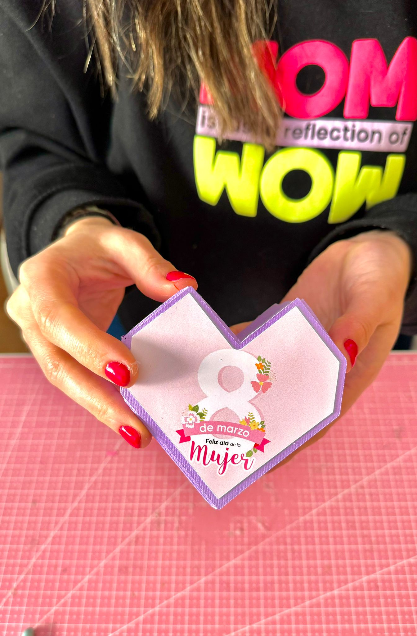 Caja corazón con tapa