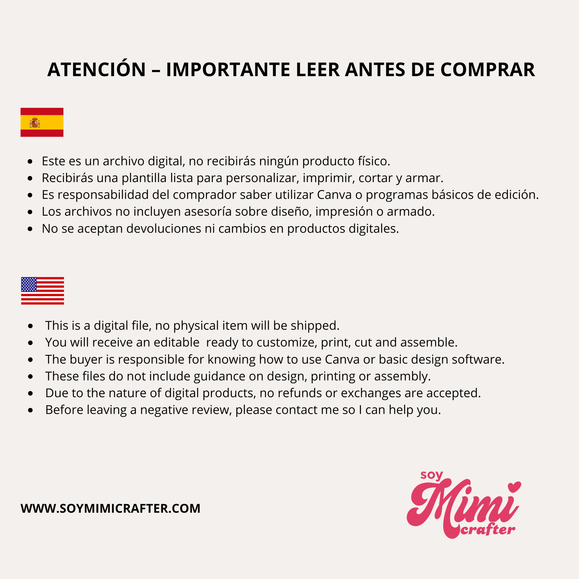 Plantilla de caja lata