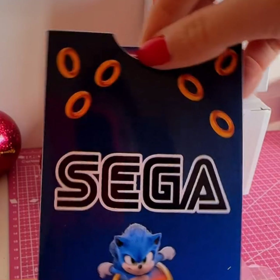 Tarjeta de Invitación Sonic