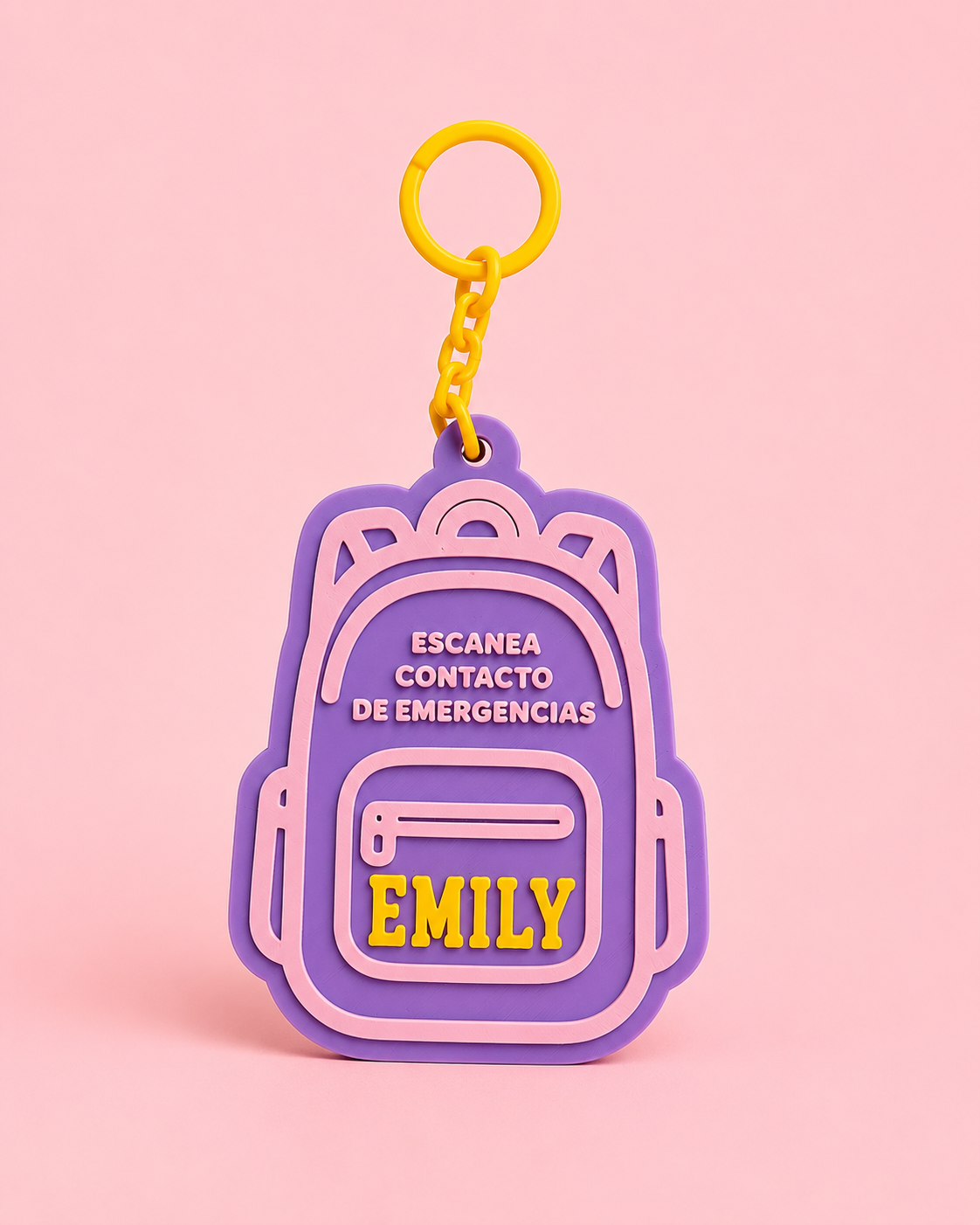 Tag NFC mochila contacto de emergencia